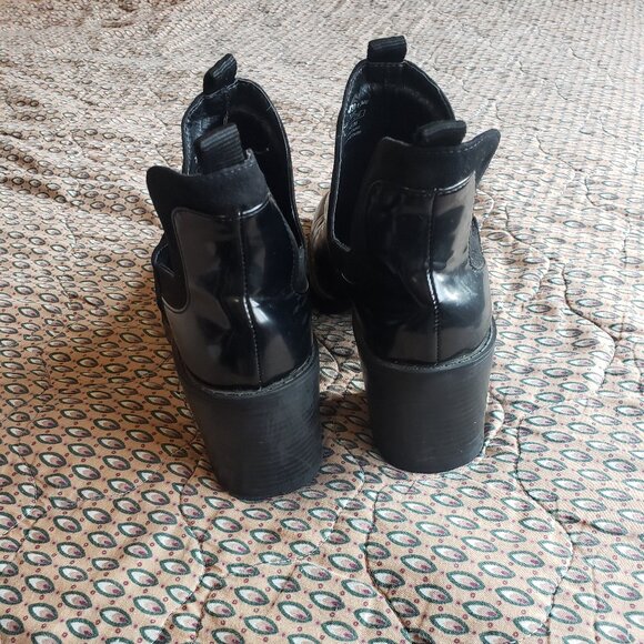 Zara Heeled Boots Sz38 - Picture 4 of 6